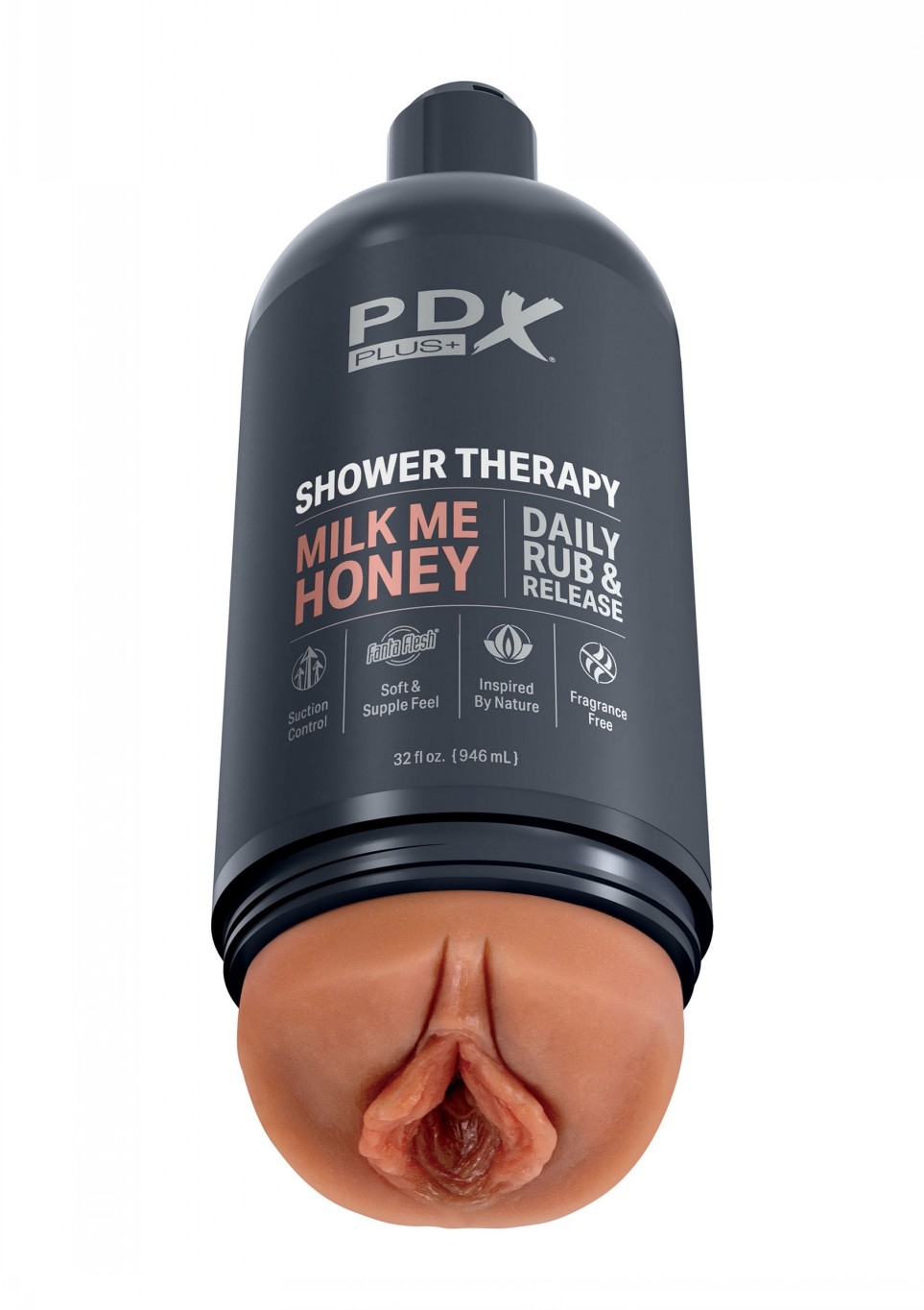 Pipedream PDX Plus Shower Therapy Milk Me Honey - Caramel skin tone