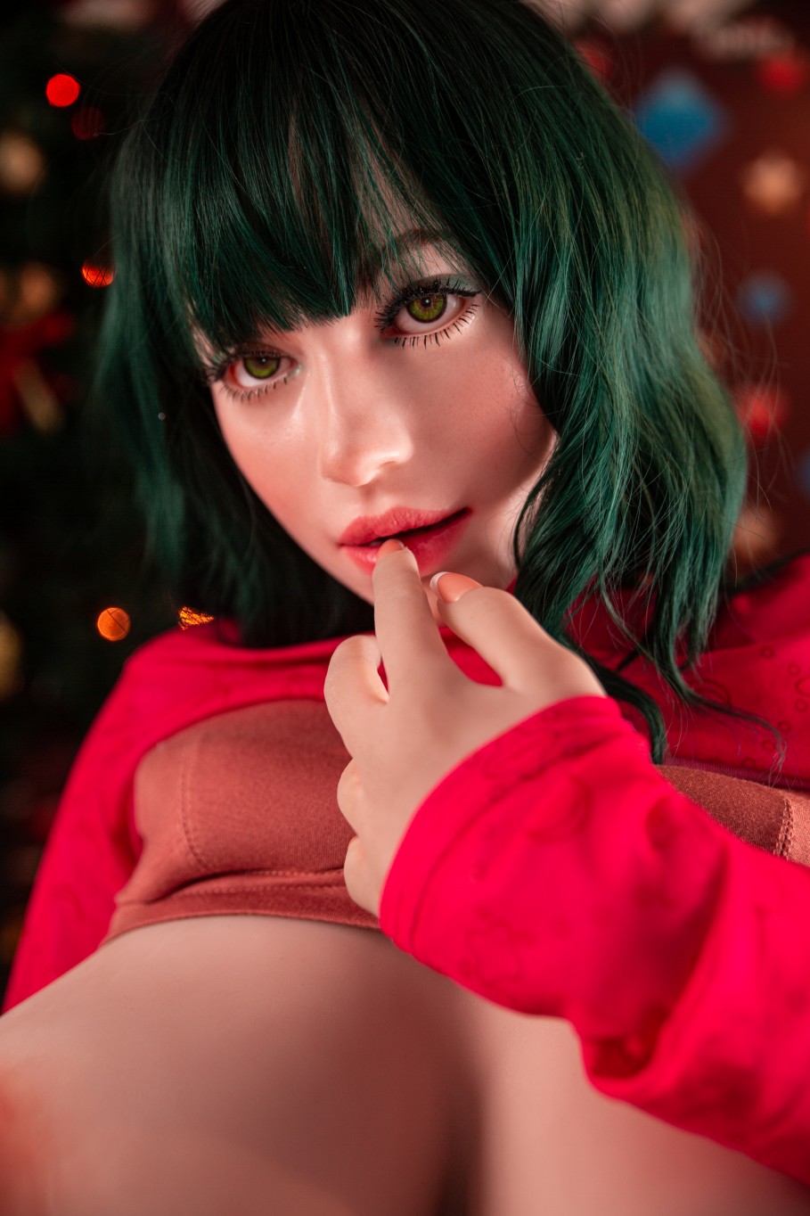 Climax-Doll realistické torzo - H60 - Cinnamon + silikonová hlava Hazel - 91cm