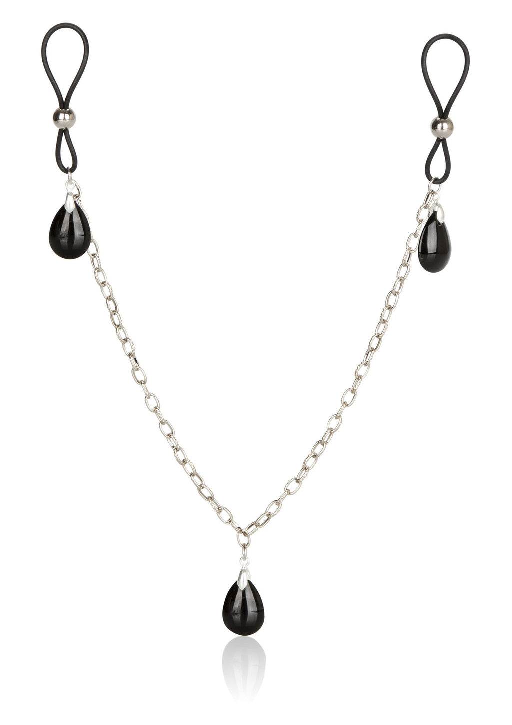 CalExotics Nipple Play Nonpierce Nipple Chain Jewelry - Black