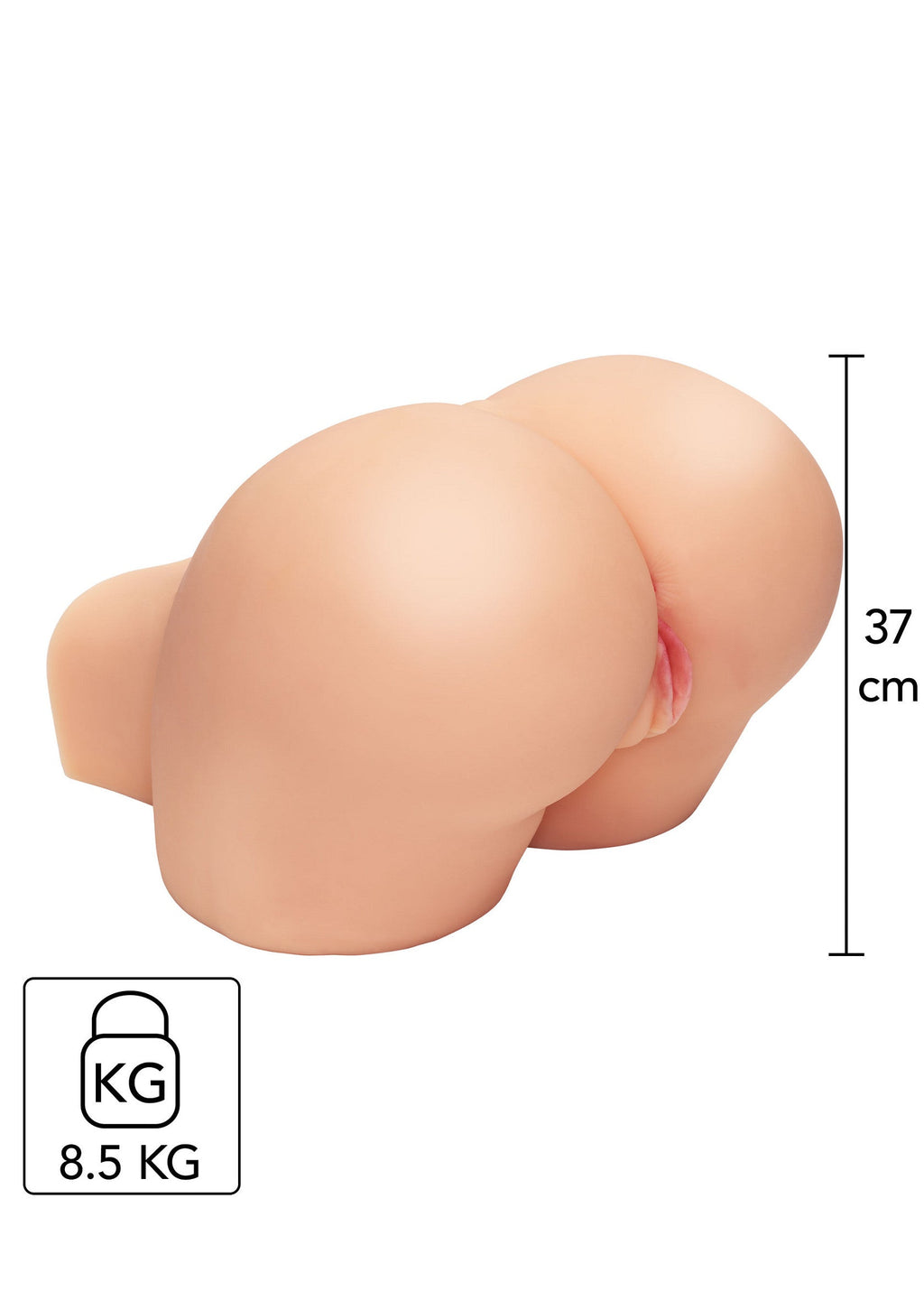 Hidden Desire Bangers Fat Ass Bimbo 8.5kg - Light skin tone