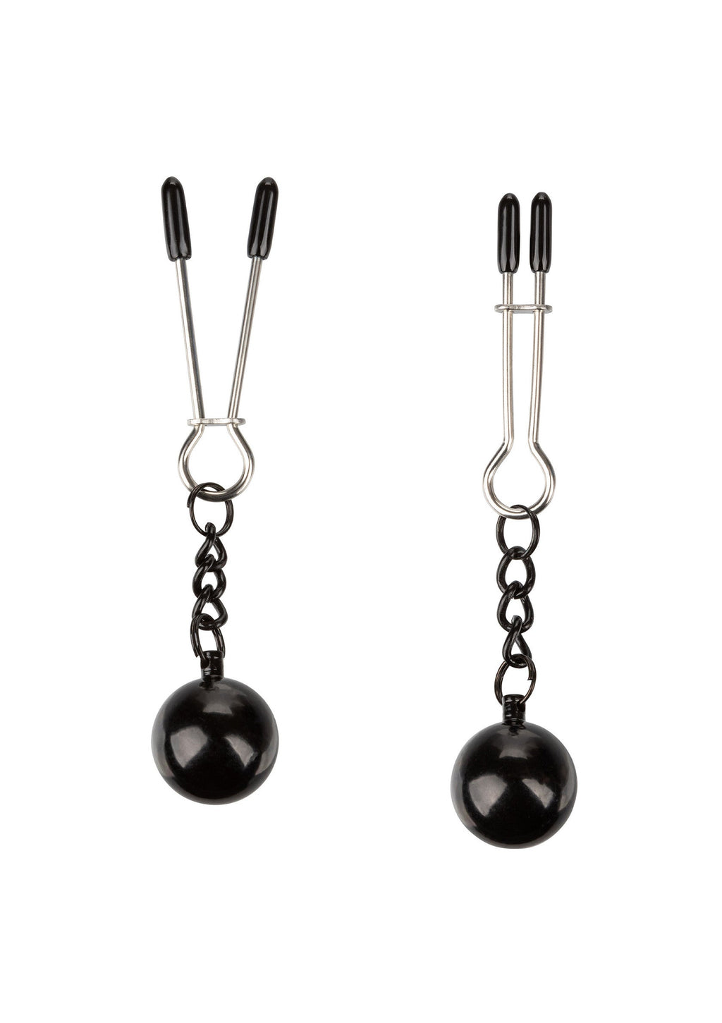 CalExotics Nipple Play Weighted Tweezer NippleClamps - Metal