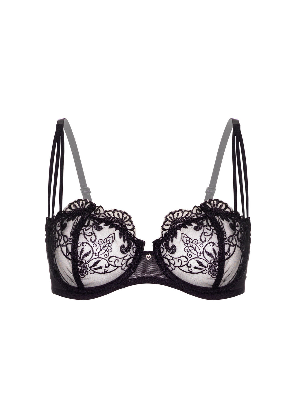 Daring Intimates Day & Night Very sexy embroidered bra - Black - 85C