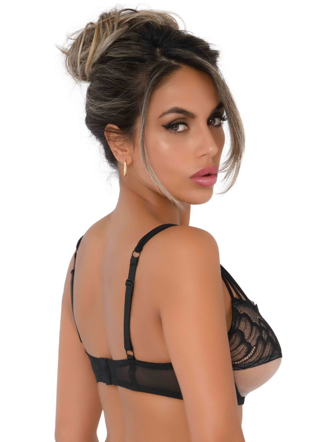 Daring Intimates Day & Night Unlined bra w faux underbust - Black - 75C