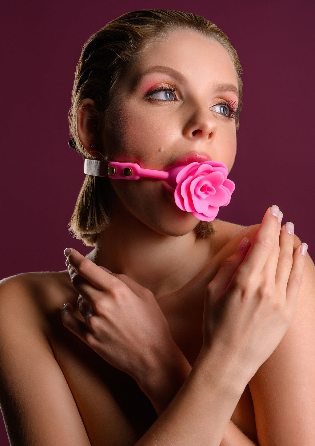 Taboom Malibu Rose Ball Gag - Pink