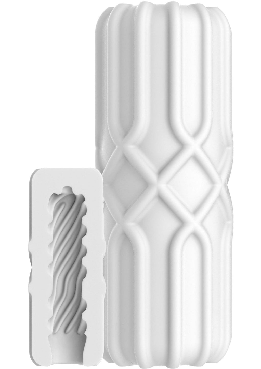 ToyJoy Hero Large Masturbator Hexo - White