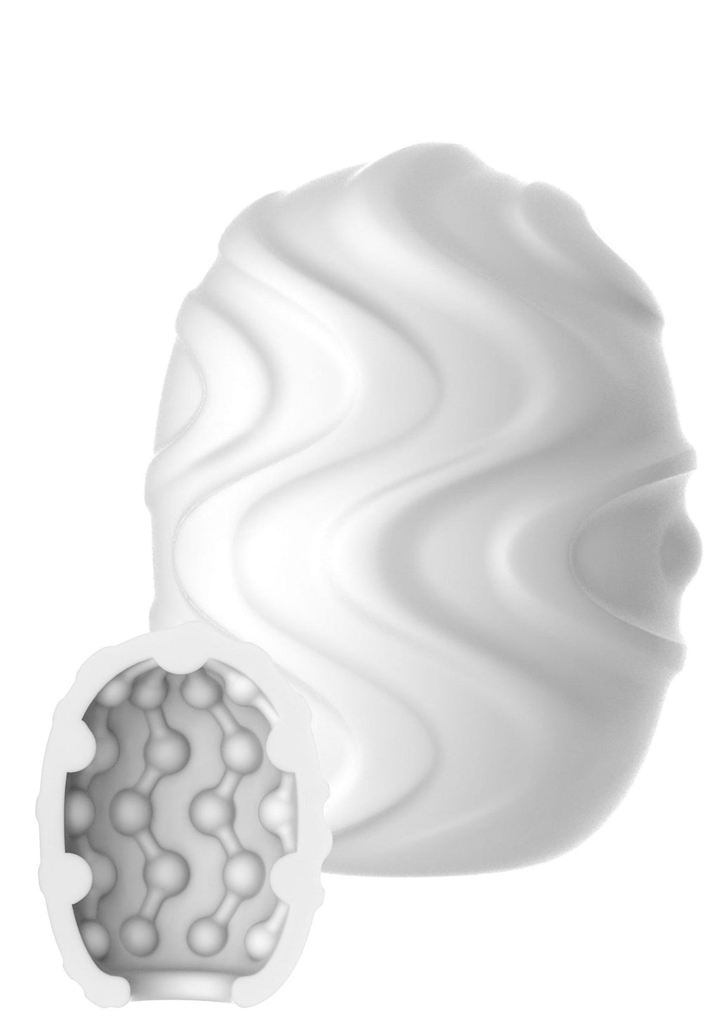 ToyJoy Hero Mini Masturbator Art - White