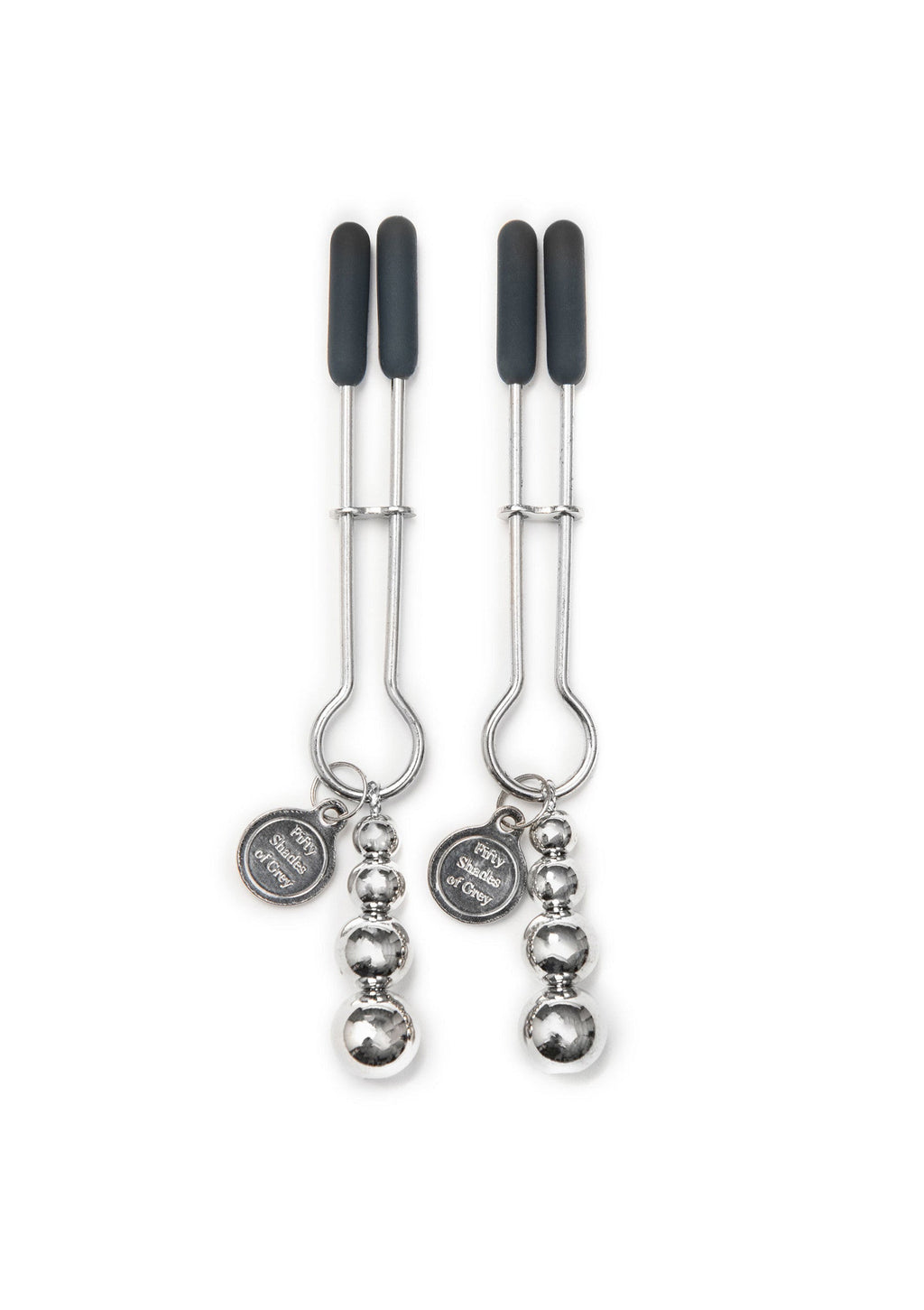 Fifty Shades of Grey The Pinch Adjustable Nipple Clamps - Silver