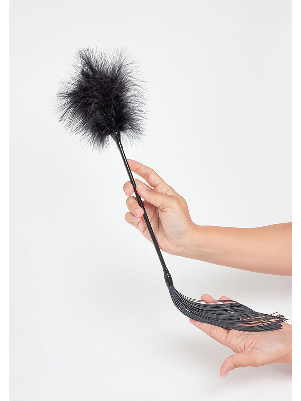Secret Play Feather Tickler & Whip - Black