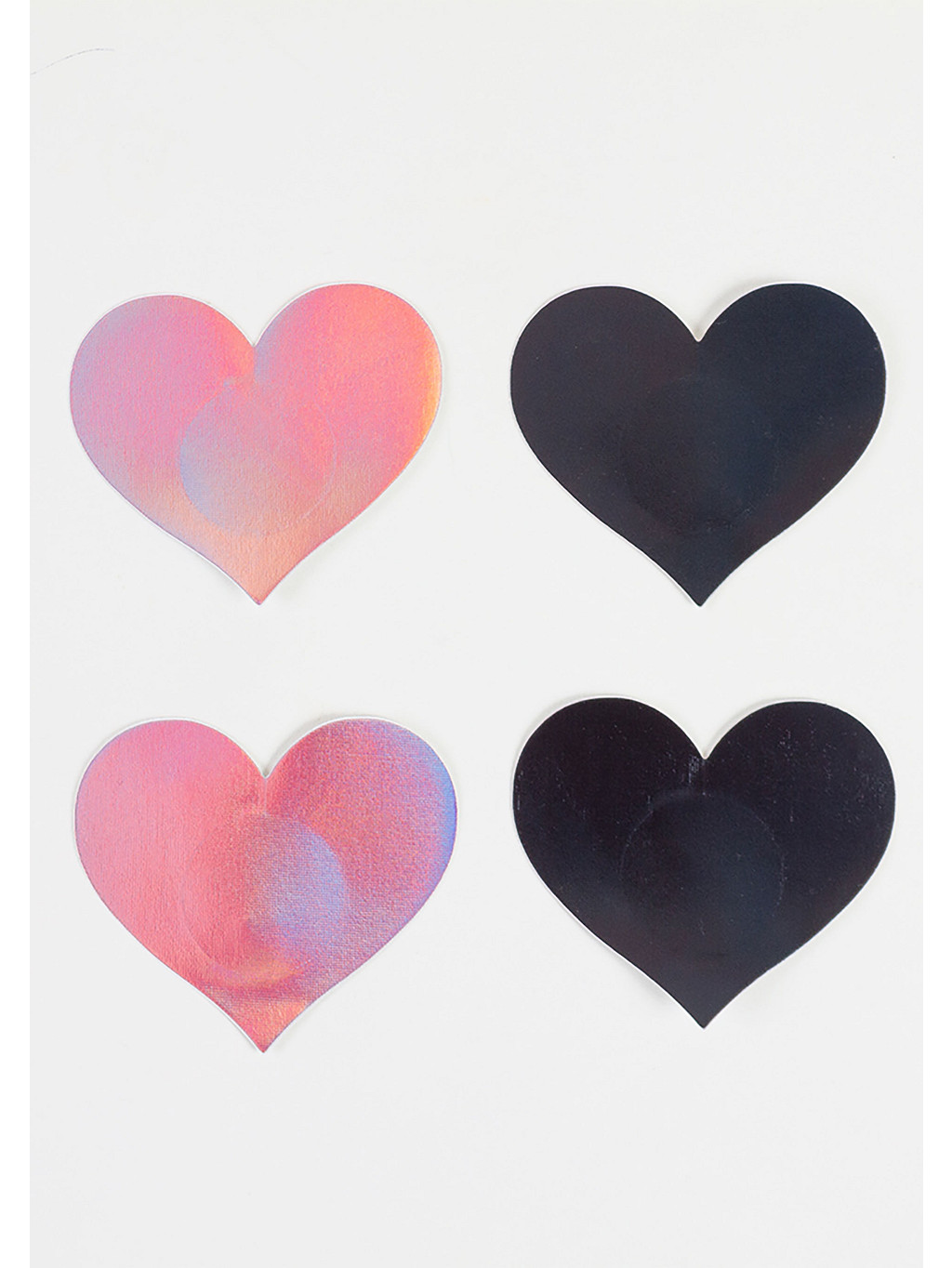 Secret Play Heart Nipple Pasties 2 Pair - Multicolor