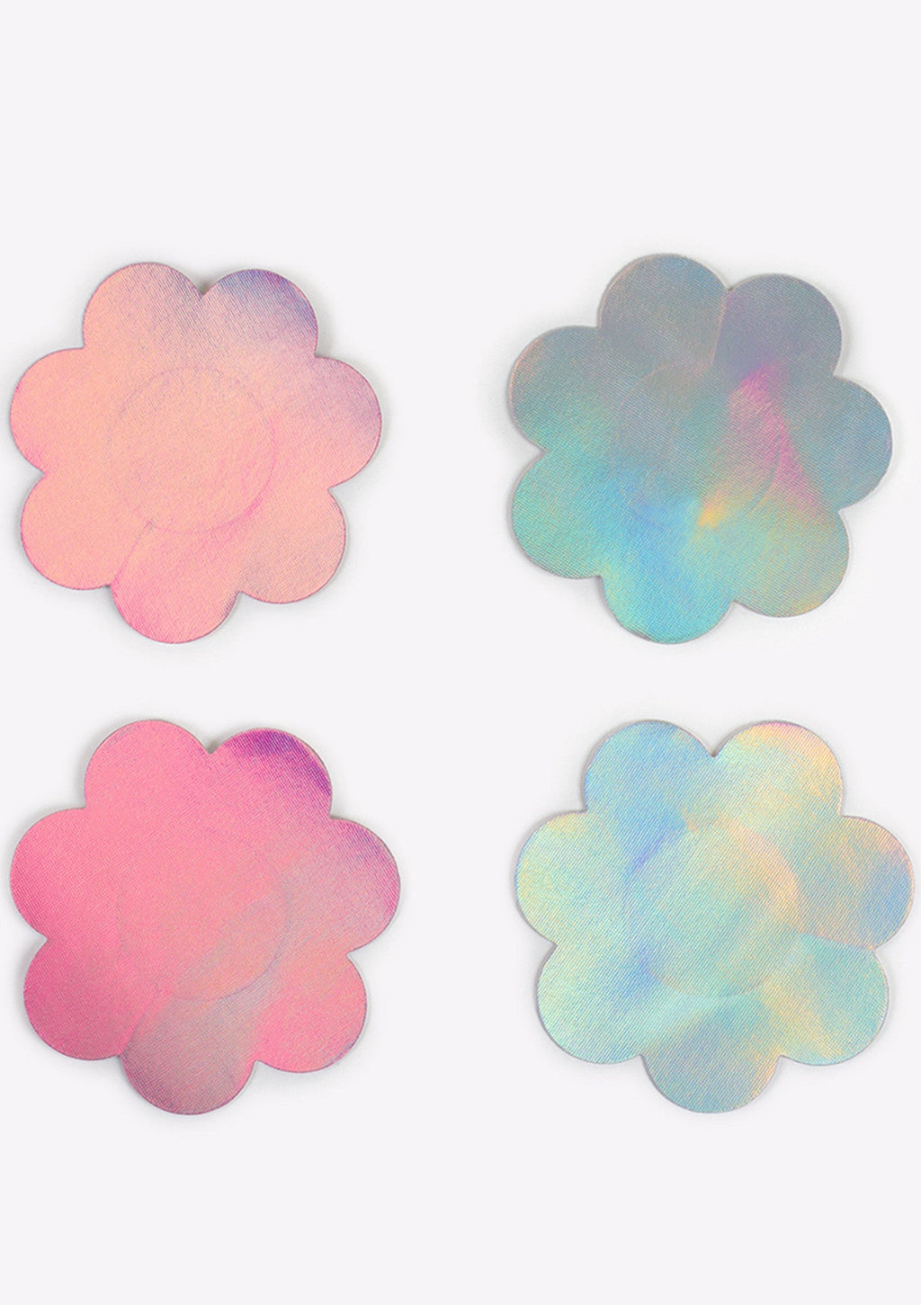 Secret Play Flower Nipple Pasties 2 Pair - Multicolor