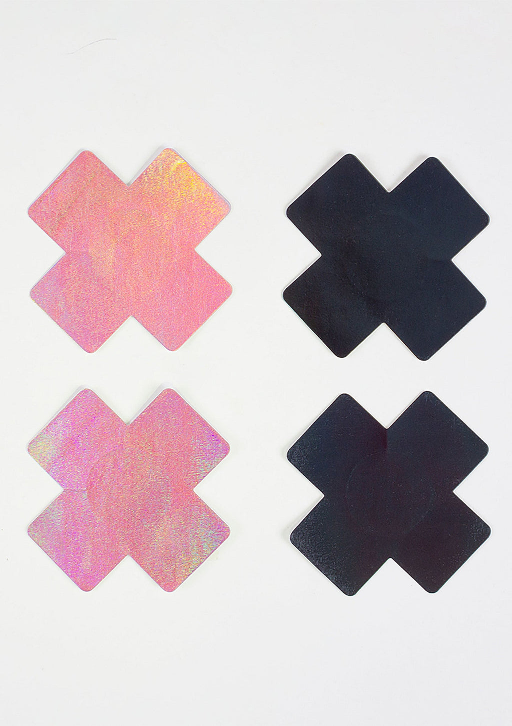 Secret Play Cross Nipple Pasties 2 Pair - Multicolor