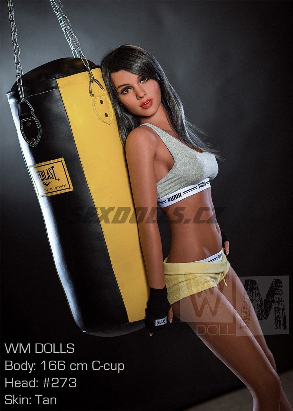 WMDolls Realistická panna WM-DOLL - STPE SexDoll 166cm C-CUP head 273A, fixní vagína, gelová prsa, stojící