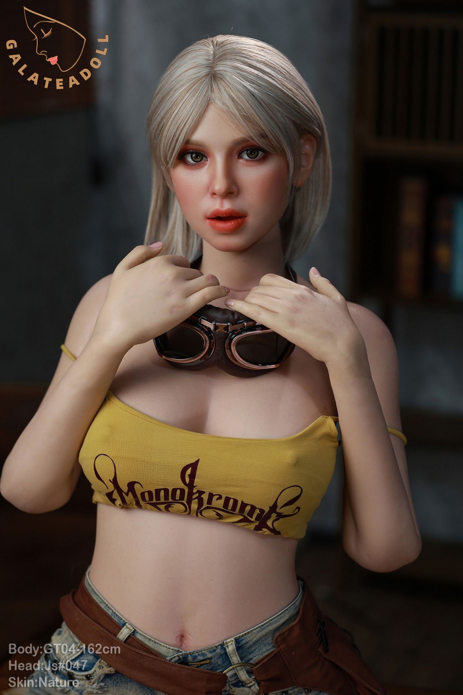 Galatea doll silikonová panna GT04 162cm+JS047 (Nature)