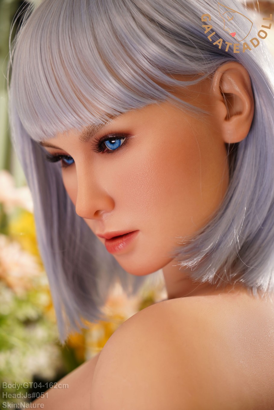 Galatea doll silikonová panna GT04 162cm+JS051-2 (Nature)