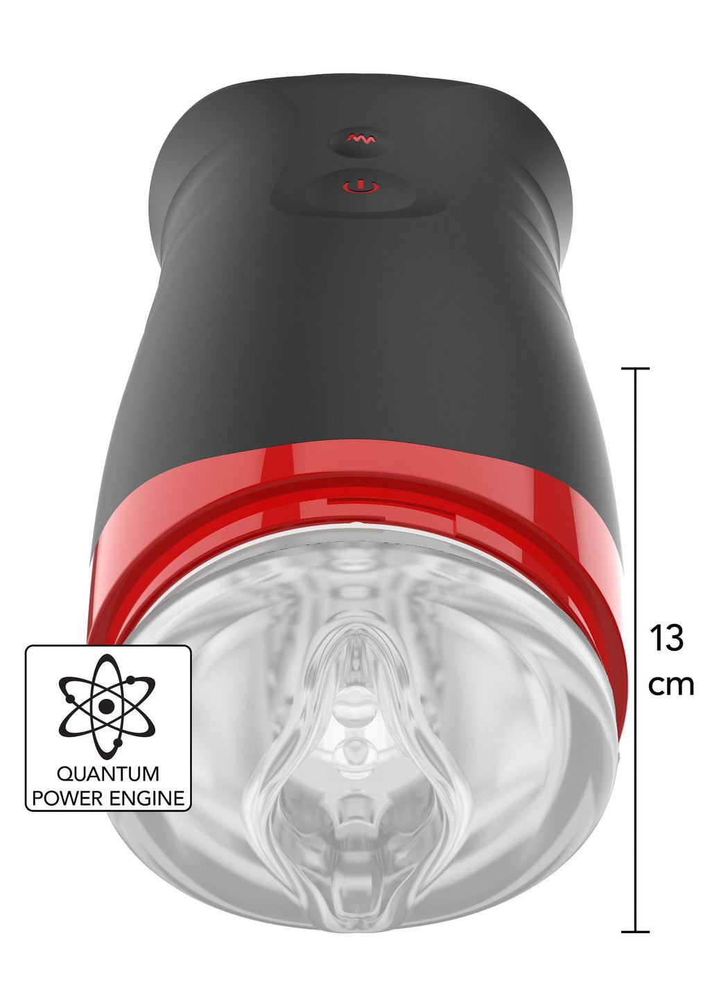 Hidden Desire Fusion X Quantum Power Masturbator - Black