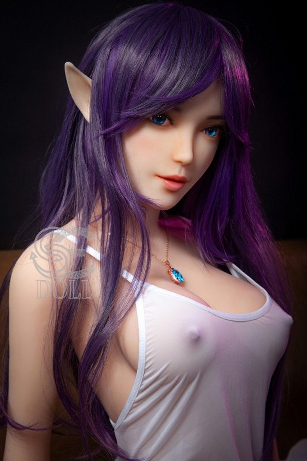 SeDoll TPE realistická panna (Elfka) Olivia 151cm E-cup, stojící, fixní vagína