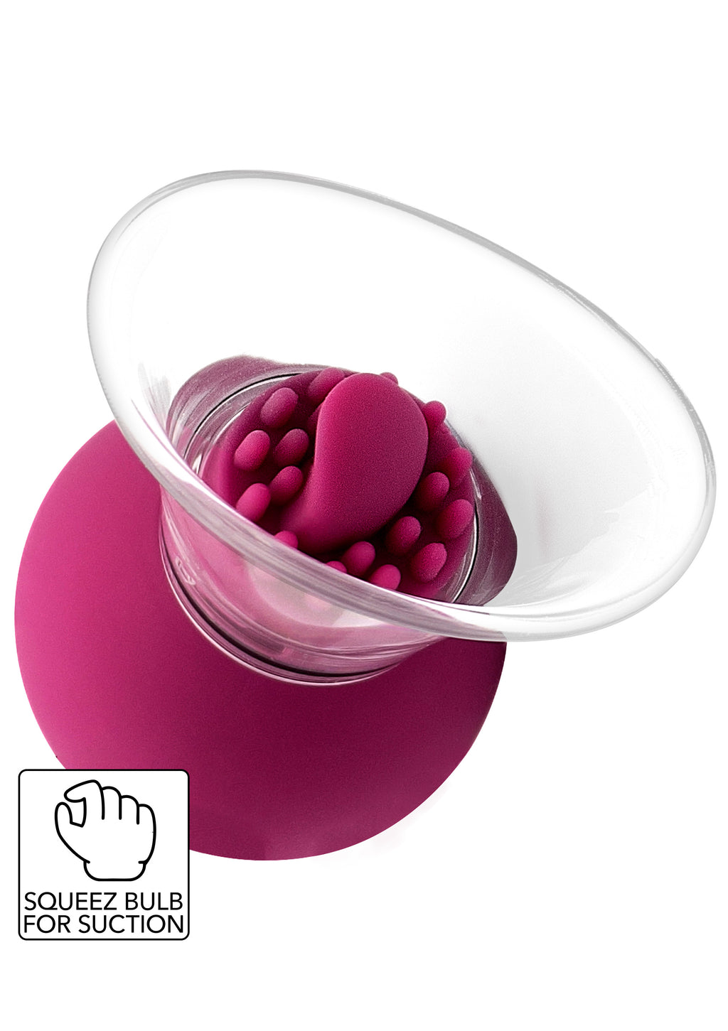 She.E.O. She Vibrating & Rotating Nipple & Clitoral Pump - PURPLE
