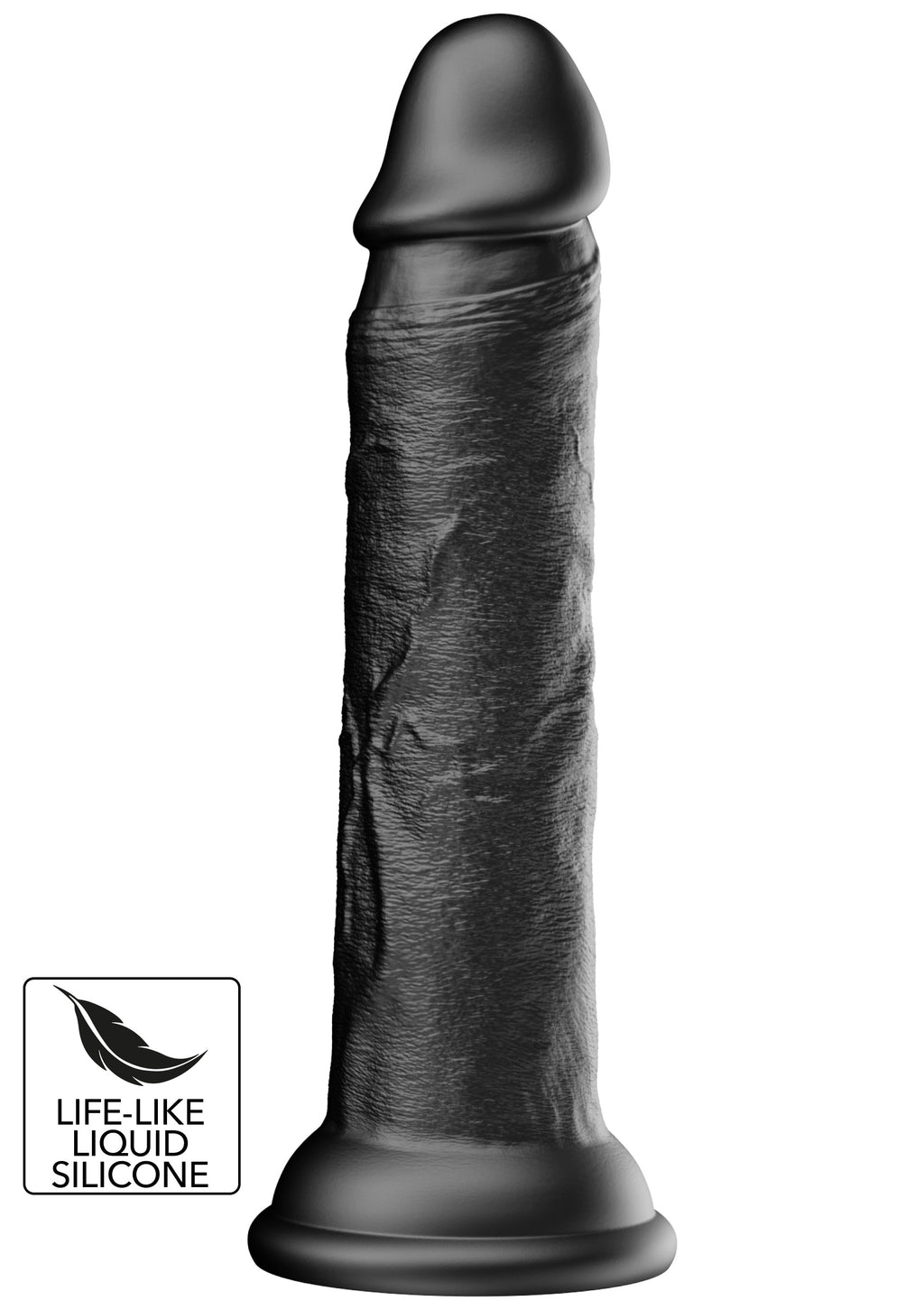 Hidden Desire Inferno Realistic Dong Liquid Silicone 17 cm - BLACK