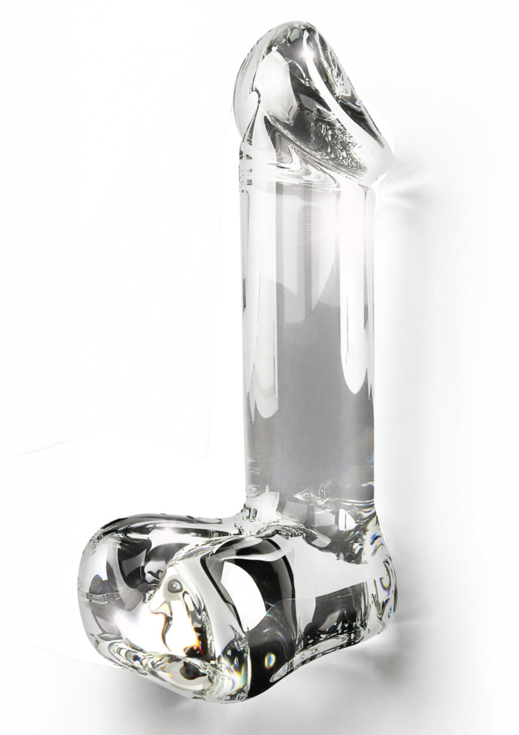 ToyJoy Glass Worxx Crystal Cock - CLEAR