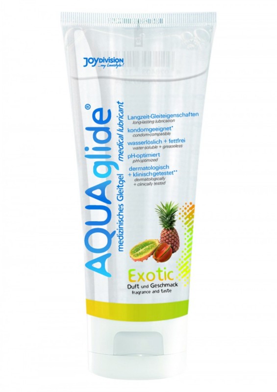 Joy Division Aquaglide Medical Lubricant 100 ml - Tropical / Ovocný mix