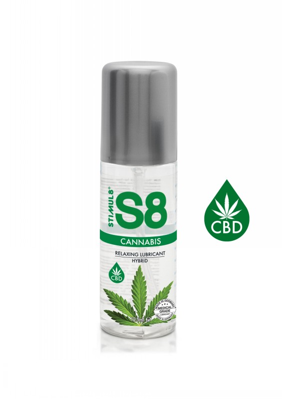 Stimul8 S8 Hybrid Cannabis Lube 125ml / lubrikační gel 125ml
