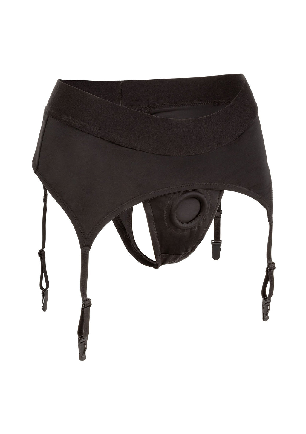 California Exotic Novelties CalExotics Boundless Thong with Garter / postroj - tanga s podvazky - L/XL