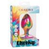 11539 10 calexotics cheeky large tie dye plug analni silikonovy kolik