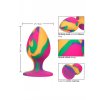 11539 11 calexotics cheeky large tie dye plug analni silikonovy kolik