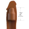 12301 2 pipedream fantasy x tensions sleeve 8 inch 2 inch plug realisticky navlek na penis caramel skin tone