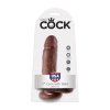 Pipedream King Cock Cock 7 Inch With Balls - Brown skin tone