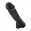 Pipedream King Cock 15Inch With Balls - Schwarz