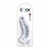 Pipedream King Cock Clear 7.5 Inch Balls - Transparent
