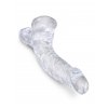 Pipedream King Cock Clear 7.5 Inch Balls - Transparent