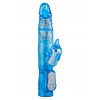 TOYJOY The Rabbits Twinturbo Dolphin Vibrator - Modrý