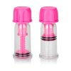 CalExotics Nipple Play Vacuum Twist Suckers - Pink