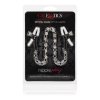 CalExotics Nipple Play Crystal Chain Nipple Clamps - Silver
