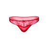 Daring Intimates Day & Night Bardzo seksowne koronkowe stringi - Czerwony - XL/XXL