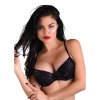 Daring Intimates Day & Night Demi bra with floral lace - Black - 85D