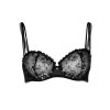 Daring Intimates Day & Night Sehr sexy ungefütterter Spitzen-BH - Schwarz - 85D