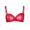 Daring Intimates Day & Night Very sexy unlined lace bra - Red - 75D