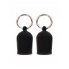 Taboom Nipple Play Pierced Nipple Suckers - Black
