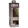 Pipedream King Cock Elite 7 Zoll Penis aus 2-Dichte-Silikon - Brauner Hautton
