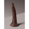 Pipedream King Cock Elite 7 Inch 2Density Silicone Cock - Hnedý odtieň pokožky