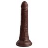 Pipedream King Cock Elite 7 Inch 2Density Silicone Cock - Hnedý odtieň pokožky