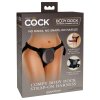 Pipedream King Cock Elite Bequemes Body Dock-Harnisch - Schwarz
