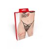 Daring Intimates Day & Night Bardzo seksowne haftowane stringi - Czarny - XL/XXL