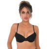 Daring Intimates Day & Night Push Up podprsenka s pretekárskym chrbtom - Čierna - 80C