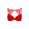 Daring Intimates Day & Night Push Up bra with racerback - Red - 75C