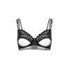 Daring Intimates Day & Night Unlined BH mit falschem Unterbrustband - Schwarz - 85C