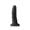 NS Novelties Colors Pleasures Thin 5' Dildo - Black